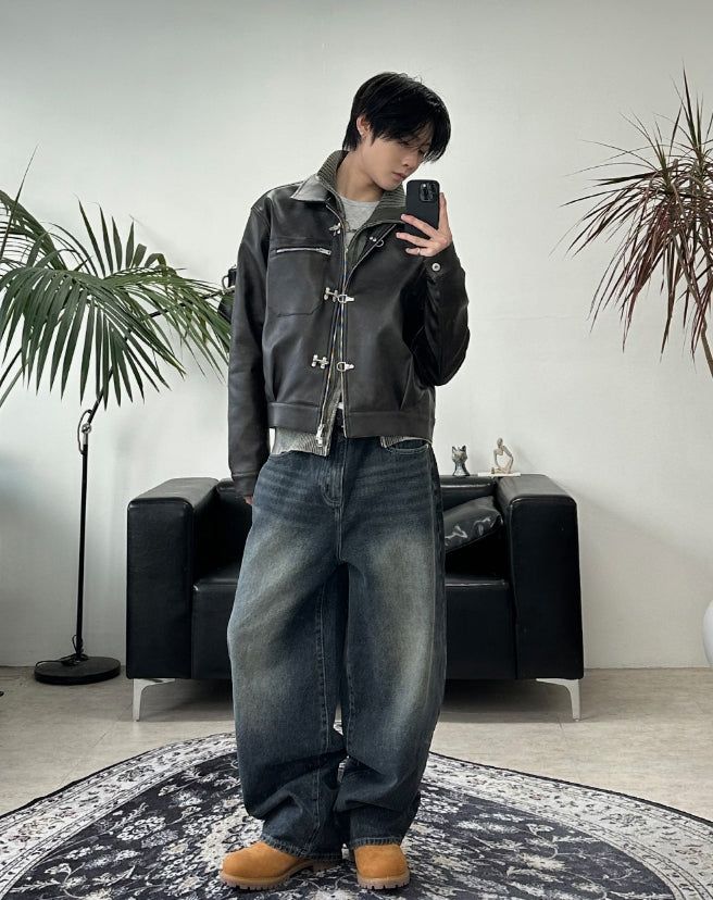 Mason Hook Leather Jacket