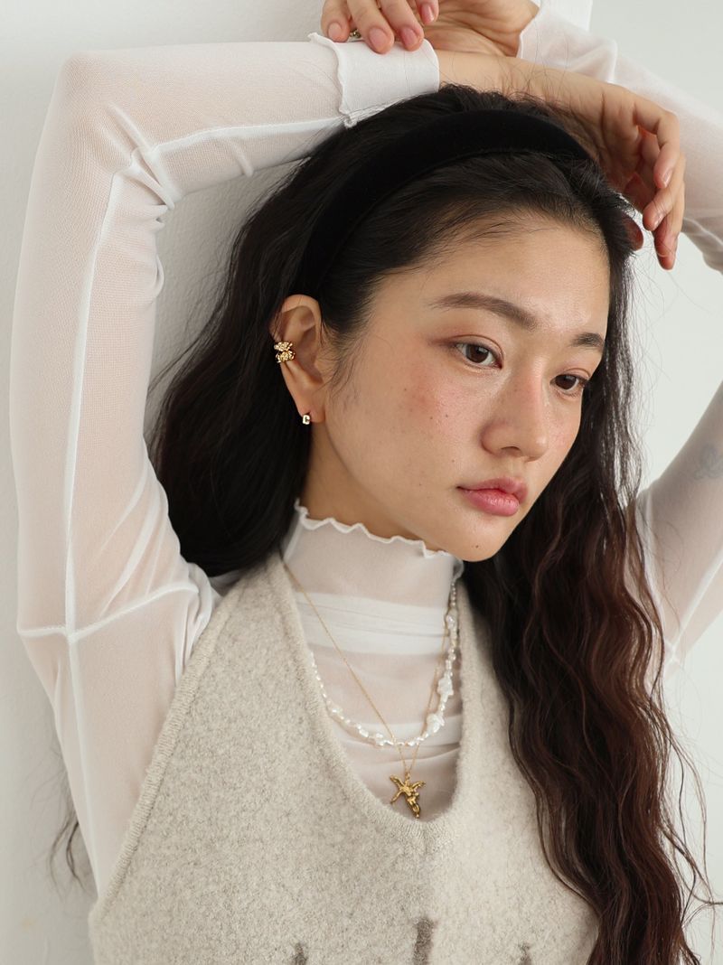 SYMBOLS（シンボルズ）の「(14k)フラットゴールドピアス（アクセサリー）」