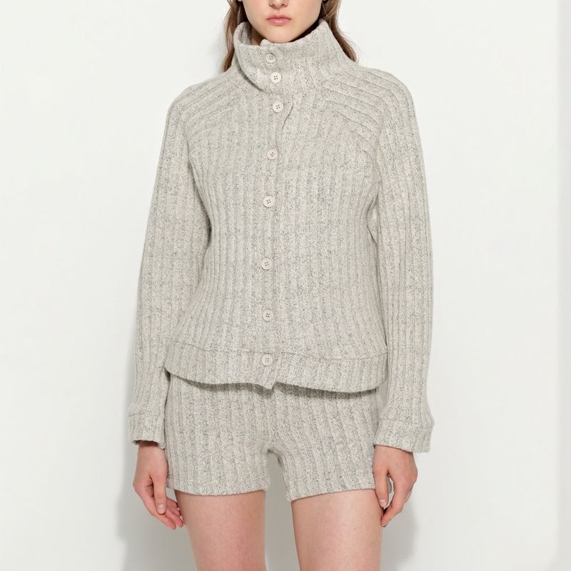Knit Shorts Ivory