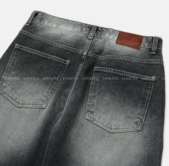 Eden 535 Retro Washed Long Wide Denim