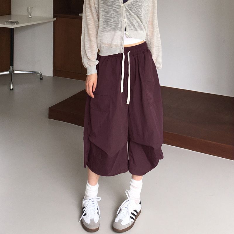 Pcon Nylon Capri Bermuda Pants