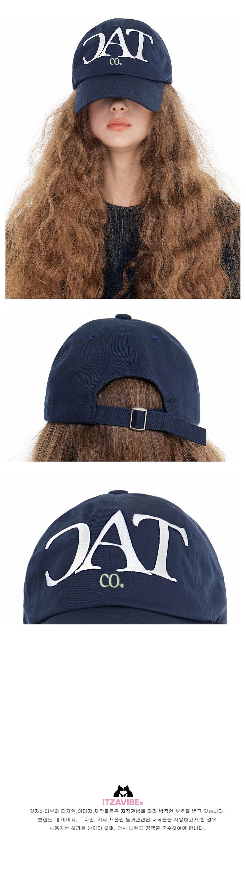 [IBC22UCA09NA] ITZAVIBECAT EMBROIDERY BALL CAP