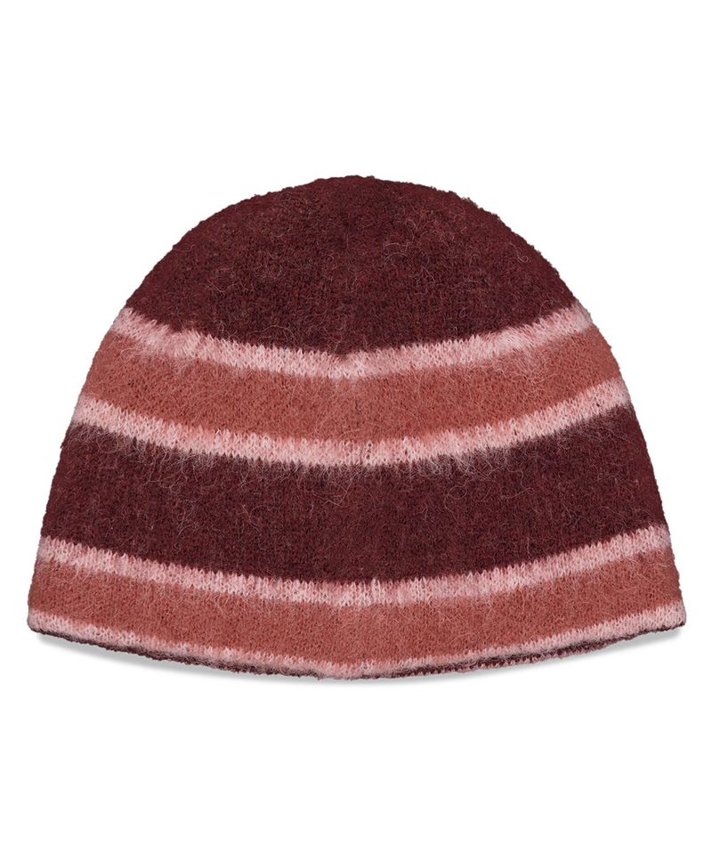 HAIRY STRIPE BEANIE