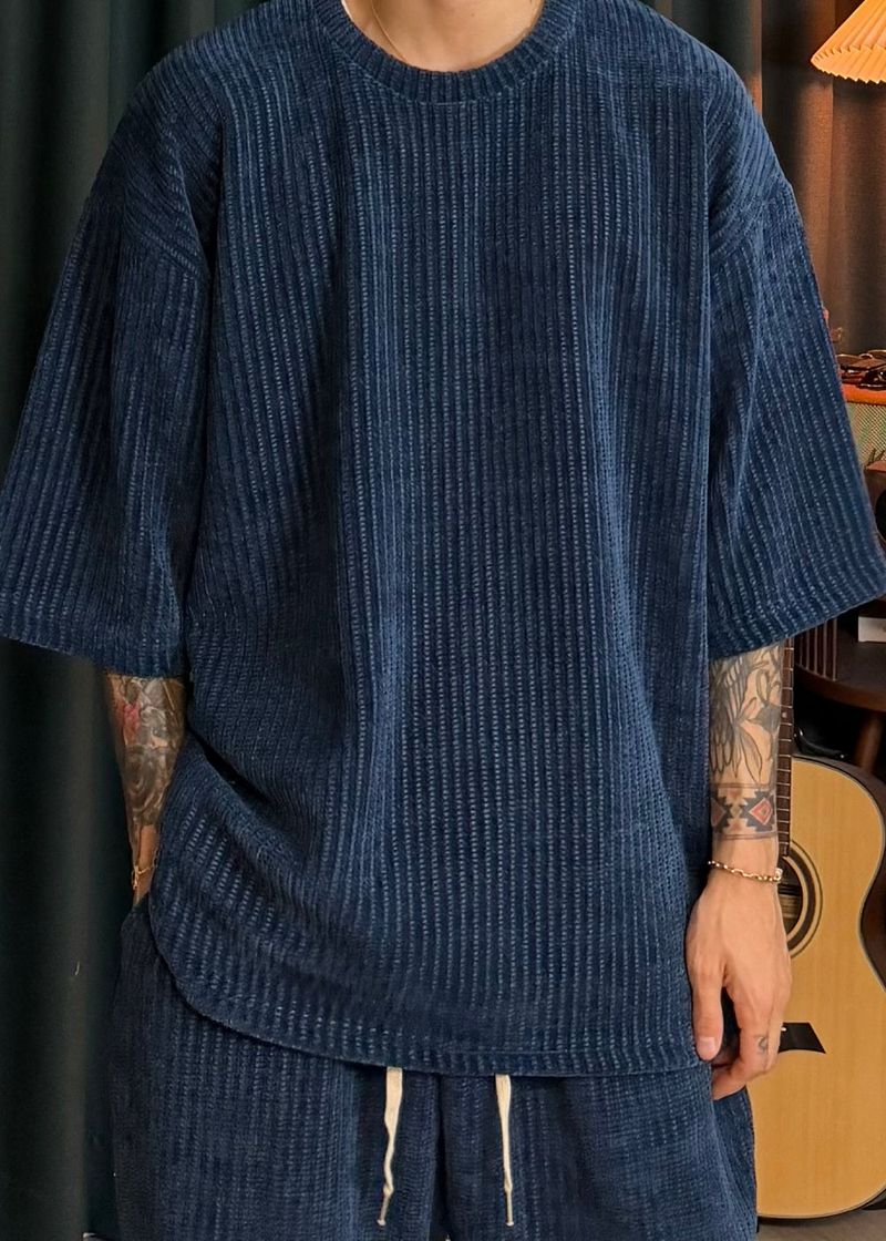 Sims Knit-Cuffed Short-Sleeve T 9COLOR
