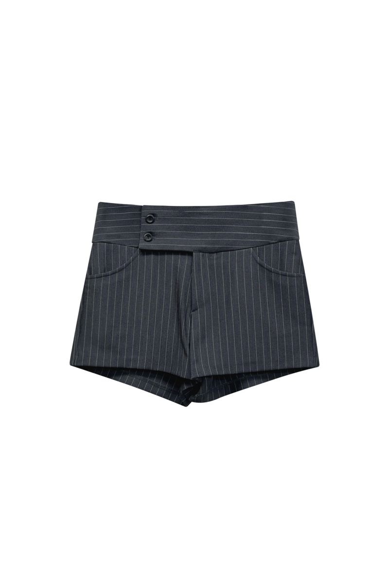 AVEL PINSTRIPE MICRO PANTS / CHARCOAL