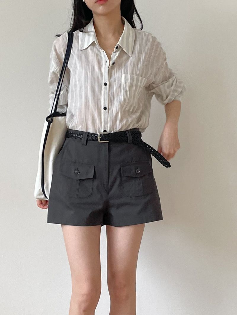 INCHANT ME(インチャントミー)の「Deuan Two-Pocket Cotton Shorts(Pants)」