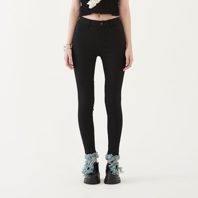 SKINNY FIT JEANS (BLACK)