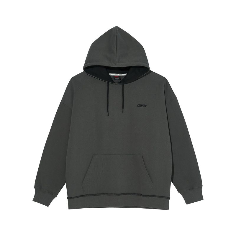 TEMPUSSTUDIO（テンプススタジオ）の「STITCH POINT HOODIE [CHARCOAL]（Tops）」