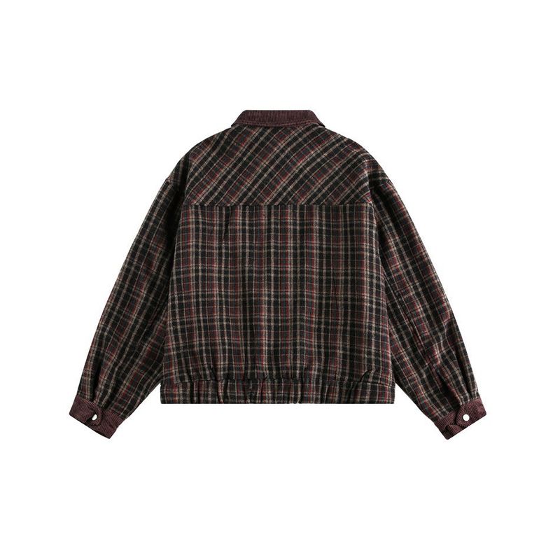 Modern Check Half-Neck Jacket 232903193