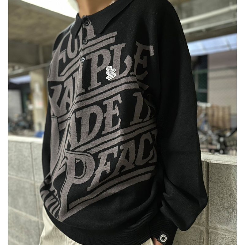 EXAMPLE MADE IN PEACE POLO KNIT SHIRTS
