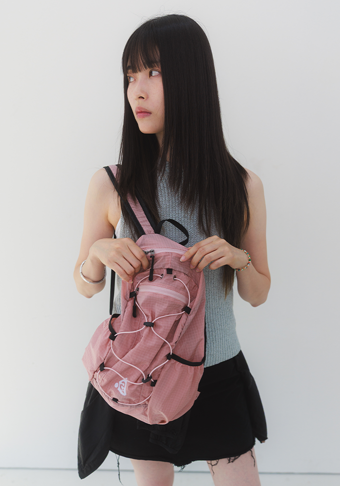 Heisan（ハイサン）の「【即日発送】ウルトラライトコンパクトポケットバッグV2 Nylon Dustypink（バッグ）」