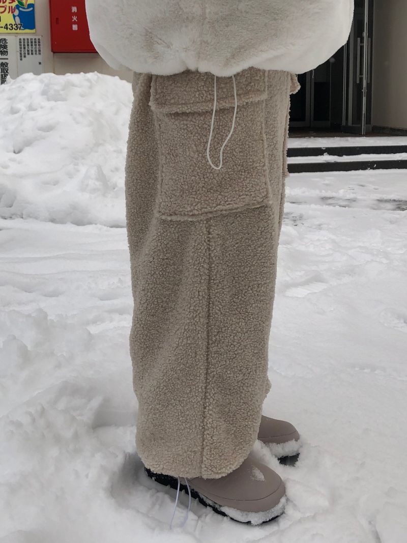 Ken & Mary fleece set up cargo pants