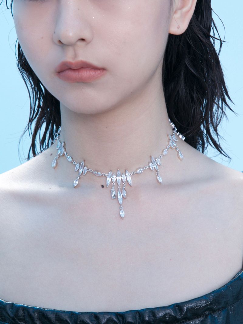 Drop Choker Necklace - "Radiant" Collections