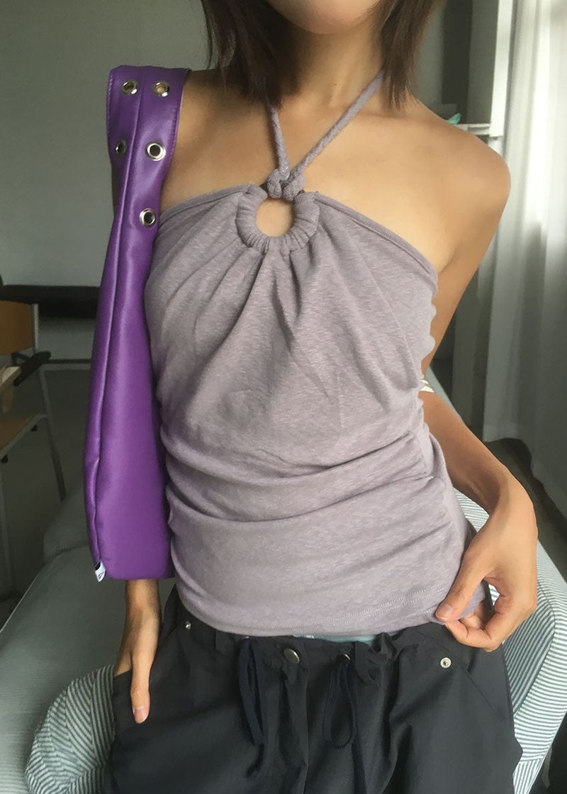 ROPE HALTER TOP