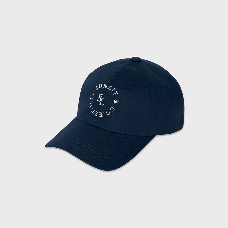 Sunlit（サンリット）の「SUNLIT LETTERING BALL CAP (NAVY)（Hats）」