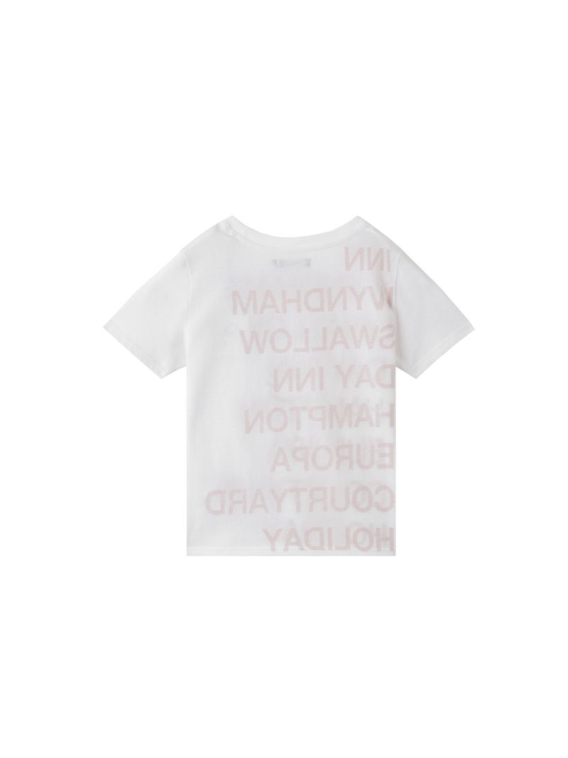 1/2 HIGHWAY INN TEE (WHITE/RED)
