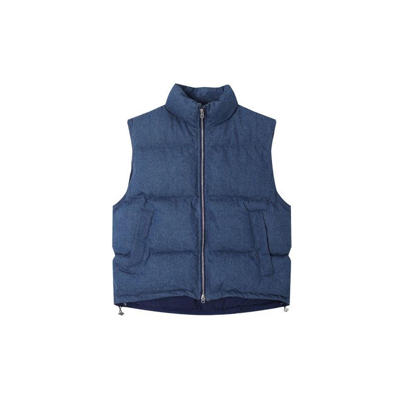 Denim Padded Vest (2 colors)