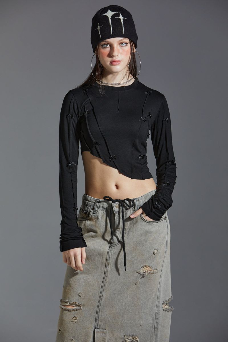 POKER LONG SKIRT