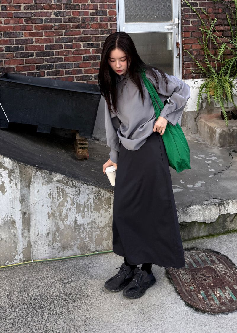 WOOHWA(ウファ)の「 SIDE CUT MIDI SKIRT(Skirts)」