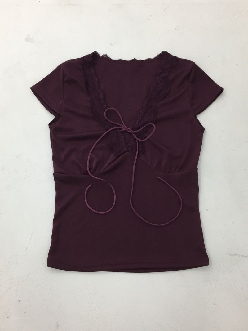 Vintage Rose Puff Top