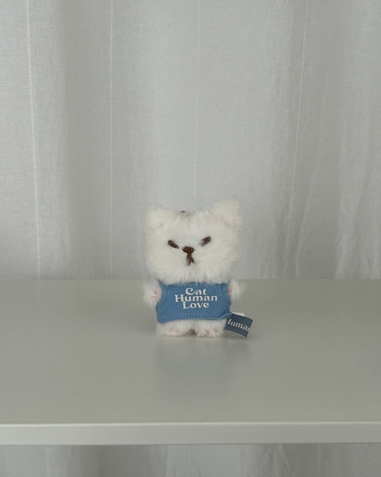 BIG CAT KEY-RING / WHITE