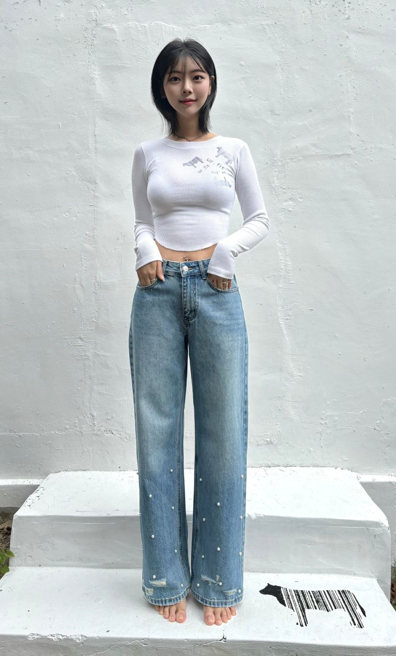 PEARL DENIM PANTS code 18309