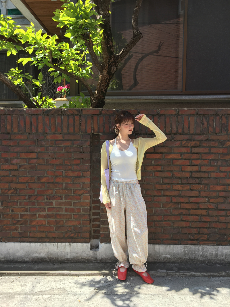 YWD PINCA FLOWER PANTS (2color)