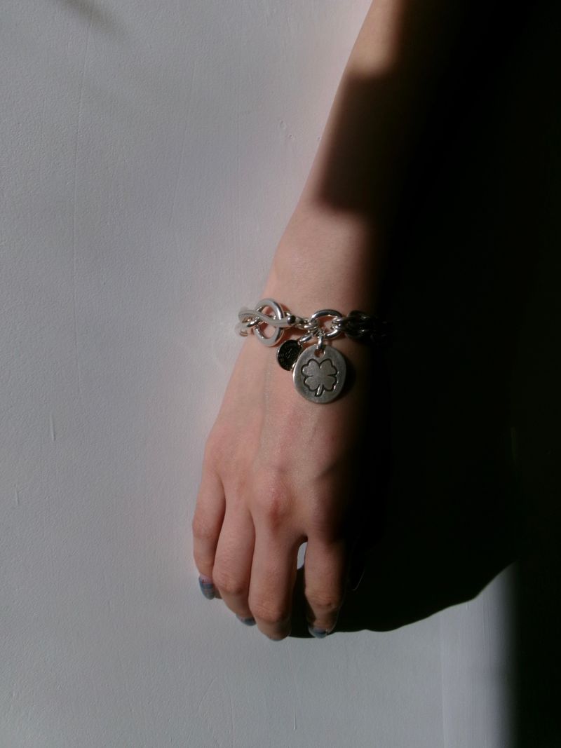Silver Plated Leaf Bracelet
