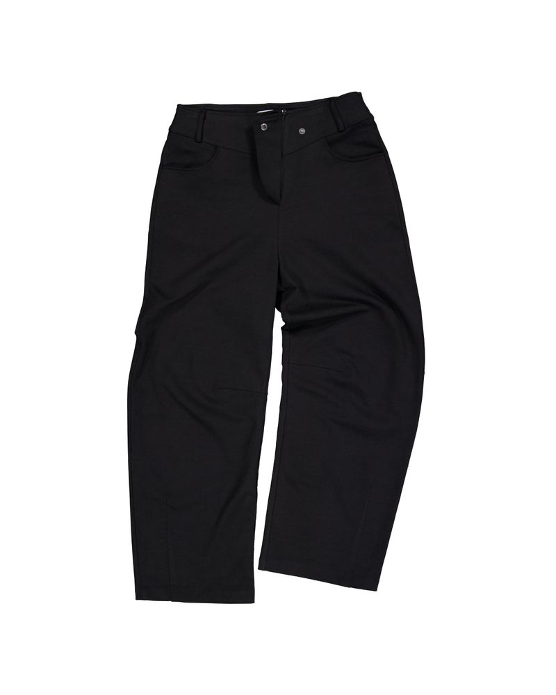 Slant pants [Black]