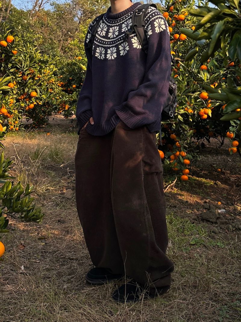 Dane Corduroy Balloon Pants 5C