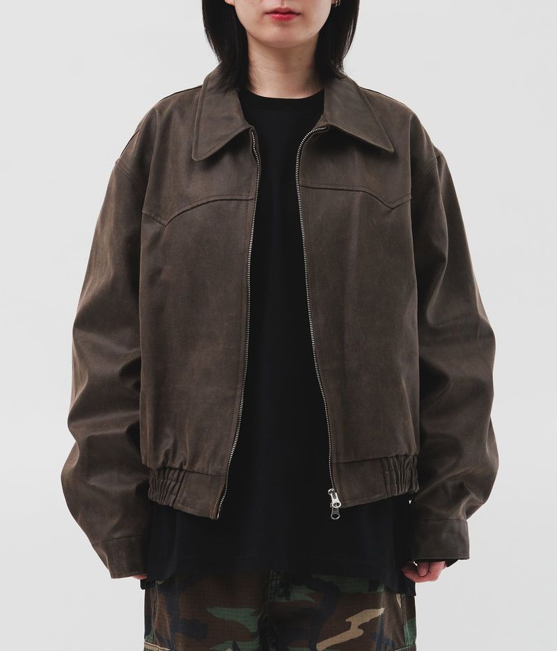 HIFIFNK(ハイファイファンク)の「Curio Cracked Jacket (3color)(Jackets/Outerwear)」