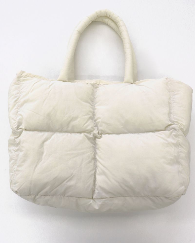 Dukan Waffle Padded Quilted Square Big Shoulder Bag