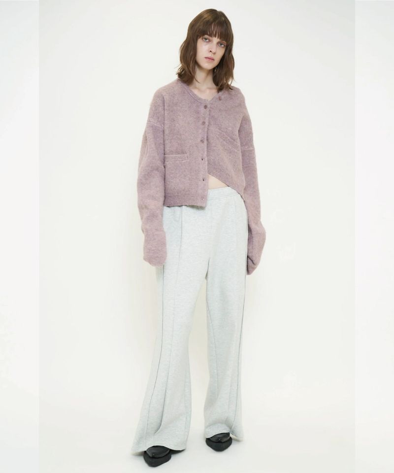 FLUFFY KNIT CARDIGAN