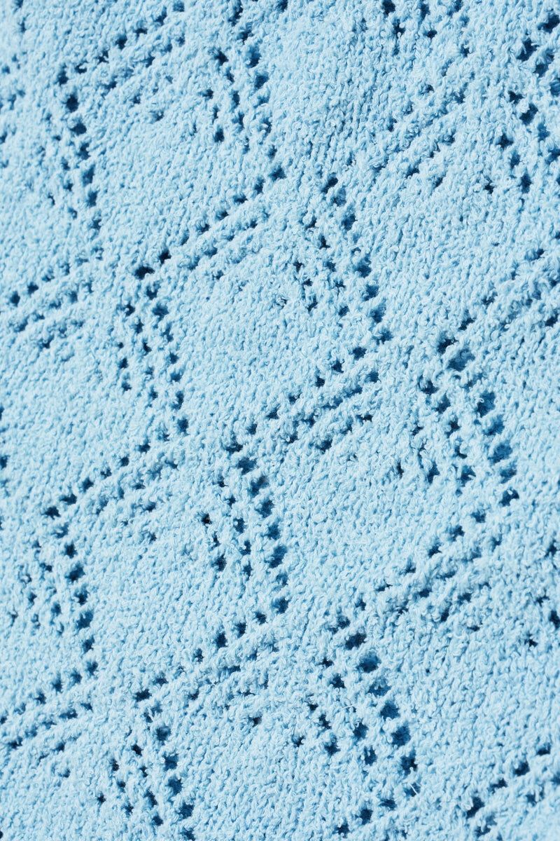 knit top (sky blue)