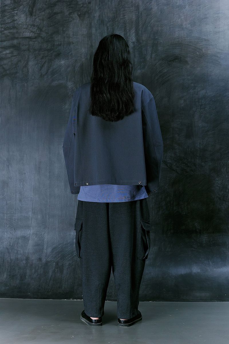 EARTH COTTON Y ZIP-UP JACKET (Charcoal)