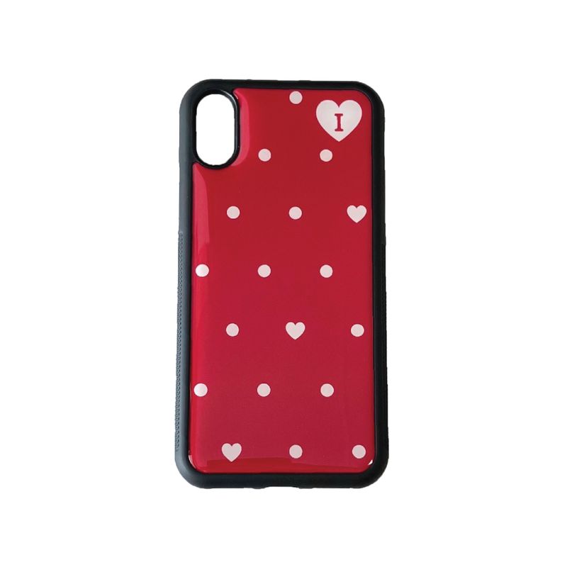 dot epoxy case - red
