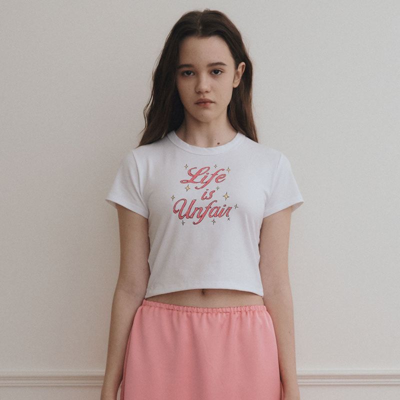 wonder visitor（ワンダービジター）の「LIU crop t-shirt（Tops）」