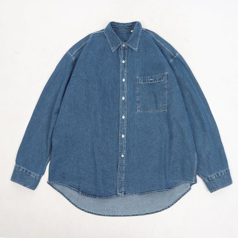 Overfit WP Denim  Shirt_2color