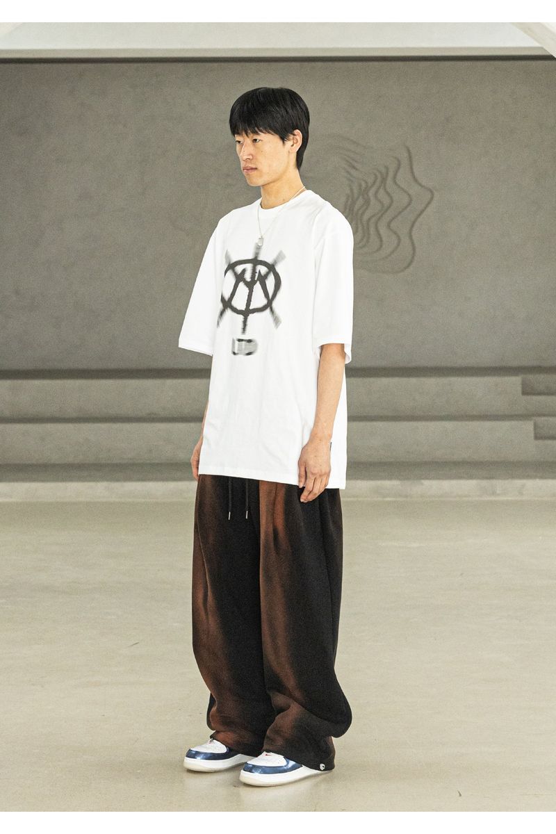 WASHED FOUR TUCK PLEATS BALLOON TRAINING PANTS MSFTP002-BK