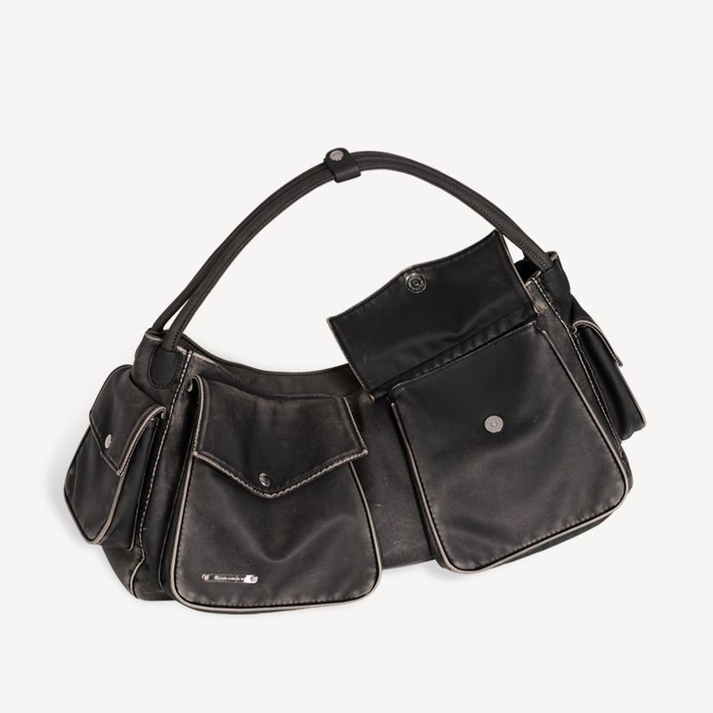 OUT POCKET BOSTON BAG LARGE