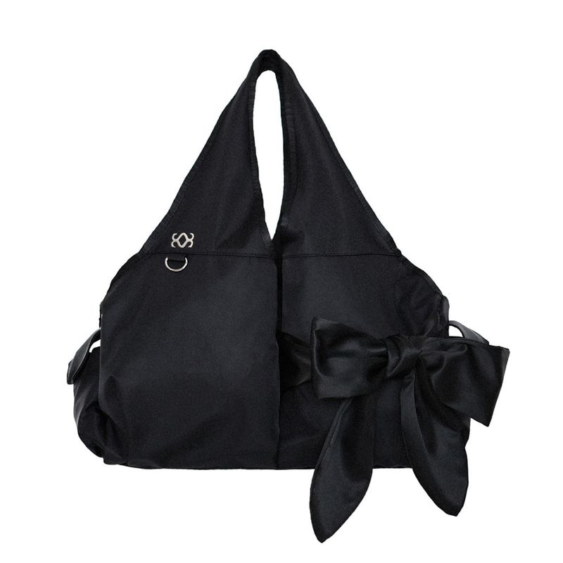 SIWL107（シウォル107）の「[Nylon] Bow Shoulder Bag (Black)（Bags）」
