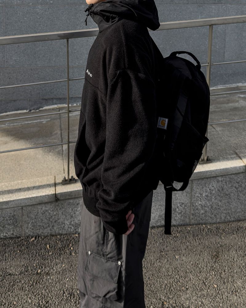SERNIC Hooded Fleece Warmer Anorak