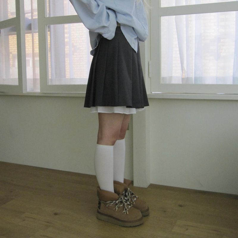 シフォンプリーツスカート