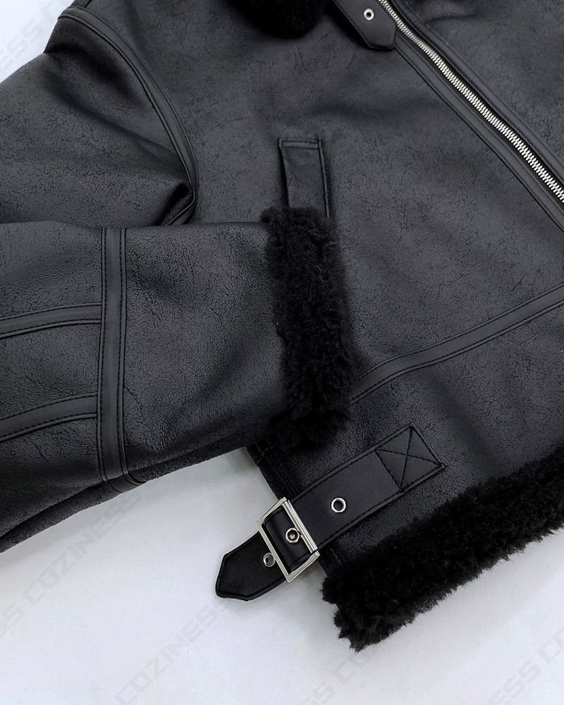 GM Trench Jack High neck Leather crop Mustang (2 colors) (Model M Fitting)