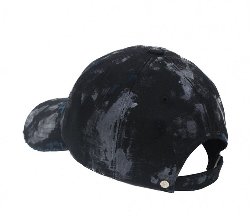 dirty gray coating destroyed ball cap