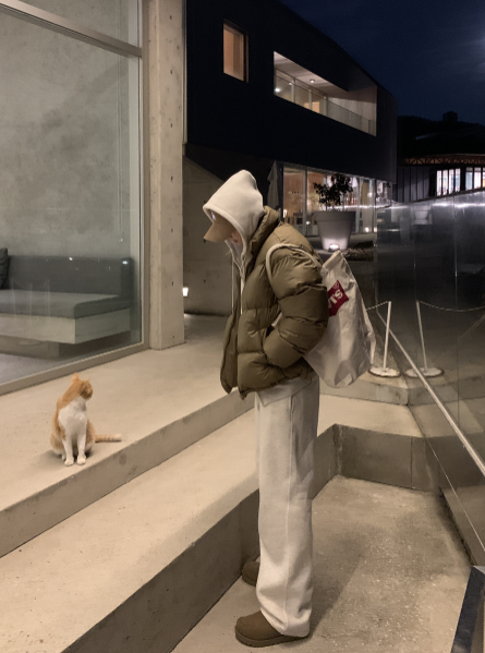 【Setup】Logane Base Brushed 2-WAY Hooded Zip-Up Setup