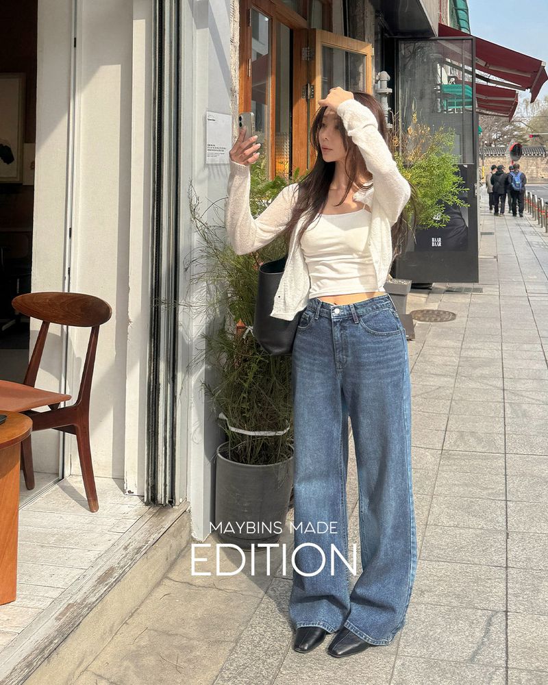 [MADE] Iz semi wide denim pants