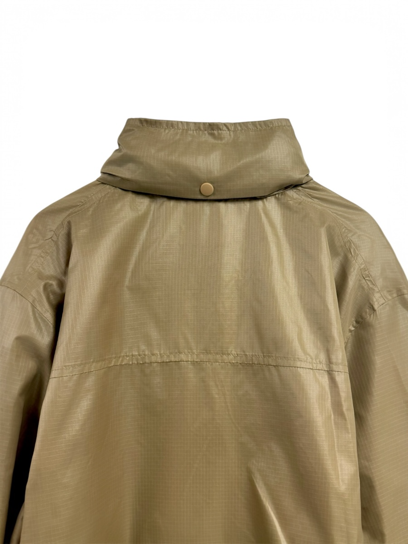 glossy wind jumper (beige)