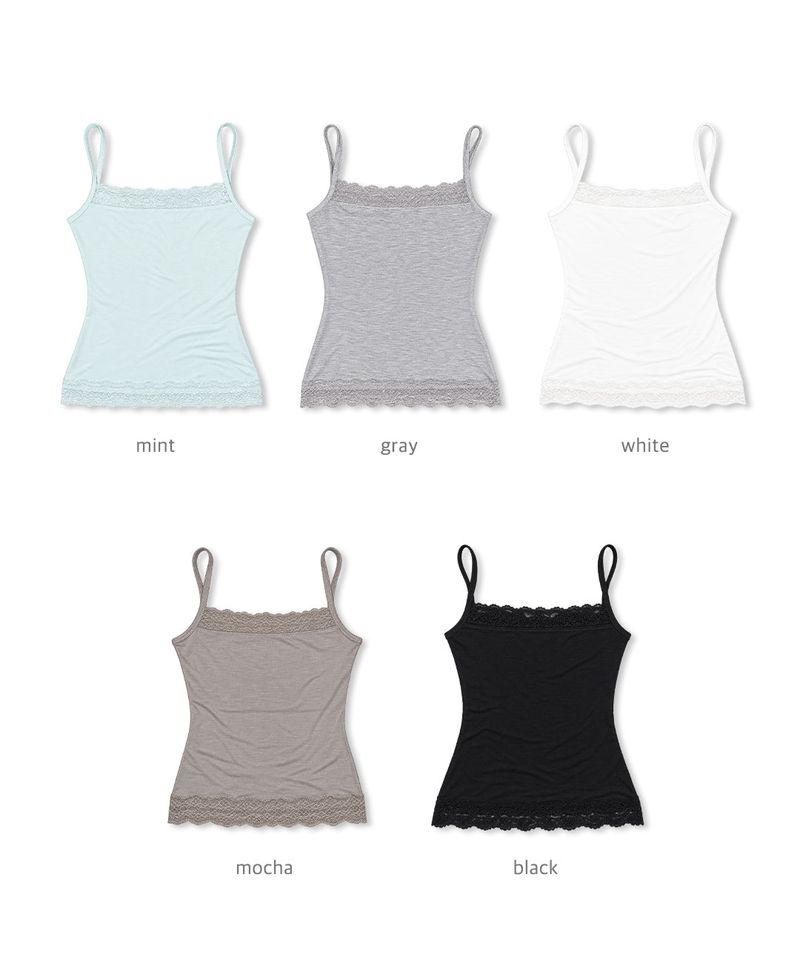 misty lace sleeveless (5colors)