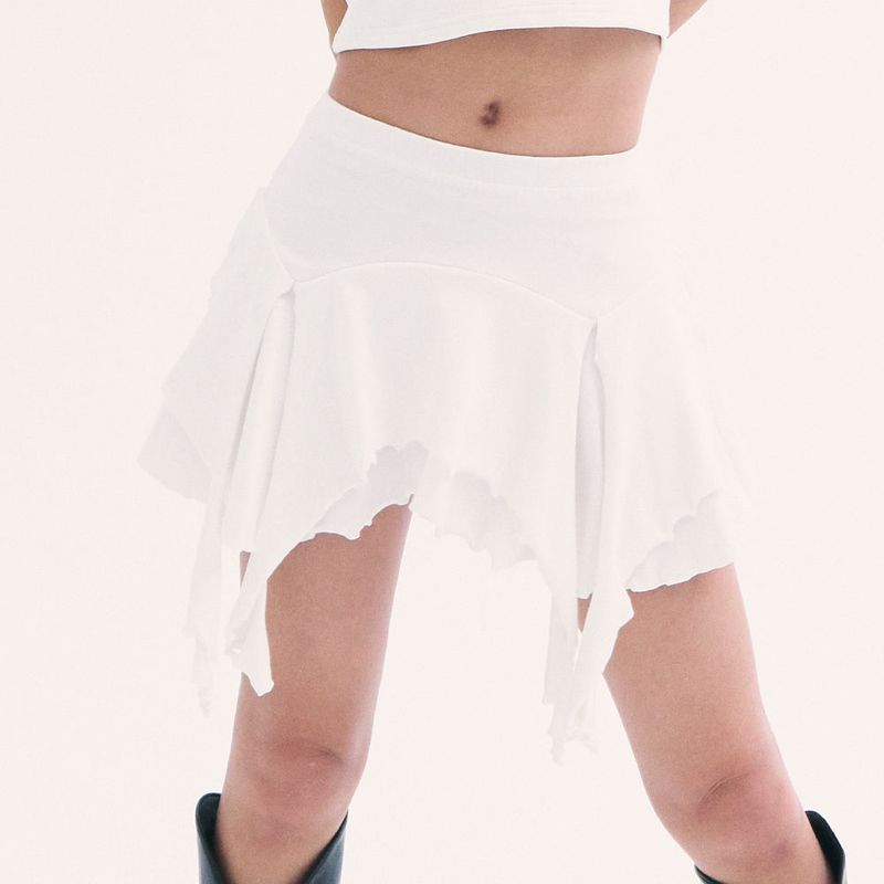 b able two(ビーエイブルトゥー)の「Clala skirt WHITE(Skirts)」